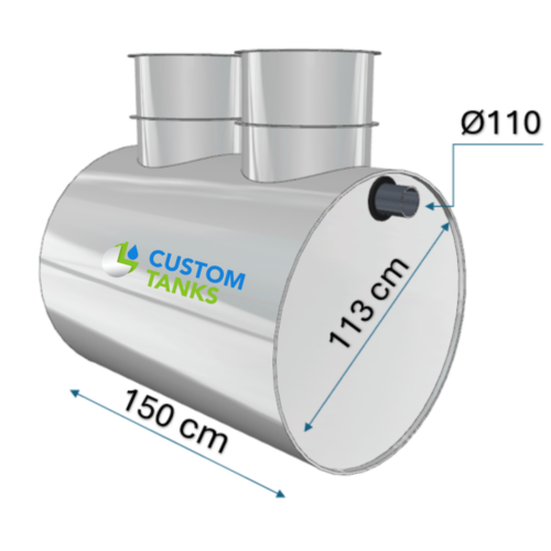 Separator de hidrocarburi HDR 1500 L capacitate 3 l/s