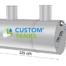 Separator de grăsimi 7 L/s, volum 3000 L