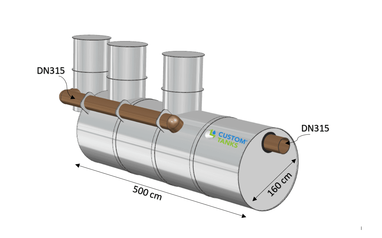 Separator hidrocarburi cu by-pass 40 L/s – Sistem profesional pentru tratarea apelor contaminate cu hidrocarburi și produse petroliere